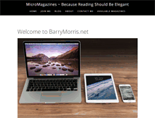 Tablet Screenshot of barrymorris.net